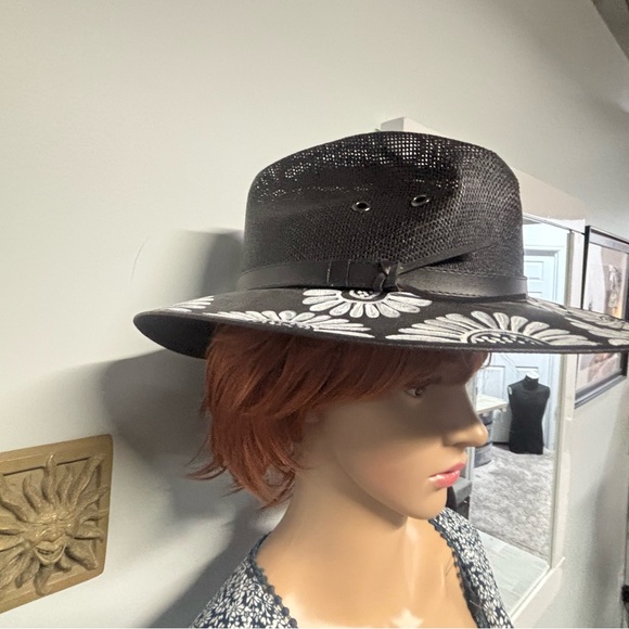 ❤️Madalais Hand-Painted Girosol Cowboy Hat - Picture 7 of 7